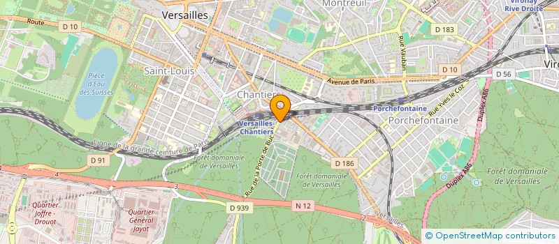 localisation de l'entreprise MONSIEUR KASSAN DOUCOURE à VERSAILLES