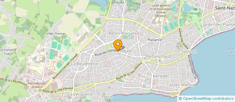 localisation de l'entreprise MONSIEUR KASSE DIAGOURAGA  SAINT-NAZAIRE