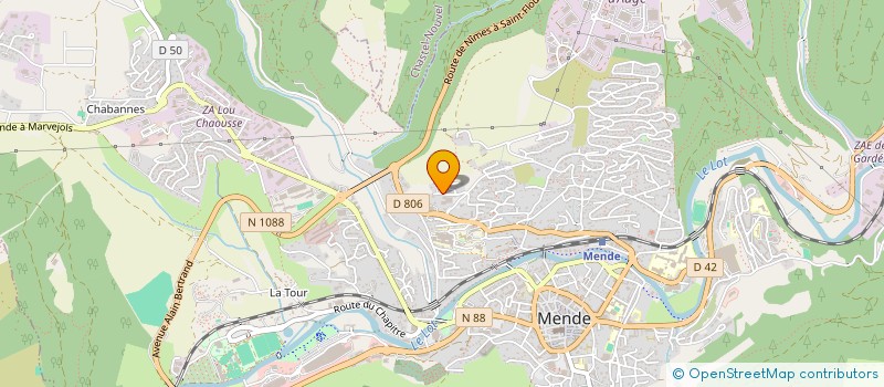 localisation de l'entreprise MONSIEUR KASSEBO BARADJI  RODEZ