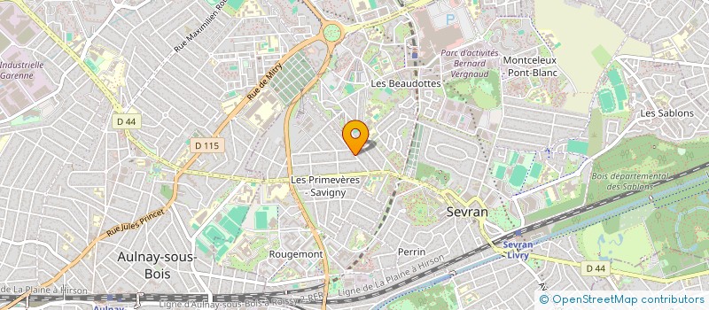 localisation de l'entreprise MONSIEUR KASSI BEUGRE  SEVRAN