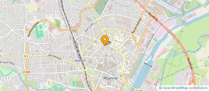 localisation de l'entreprise MONSIEUR KASSIM ABDOU  ROANNE