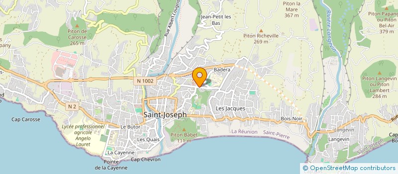 localisation de l'entreprise MONSIEUR KASSIM ALI à SAINT-JOSEPH