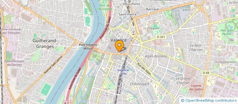 localisation de l'entreprise MONSIEUR KASSIM ASSOUMANI  VALENCE