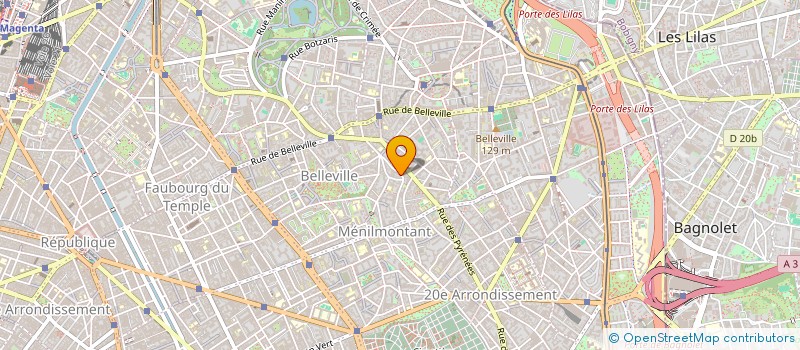 localisation de l'entreprise MONSIEUR KASSIM BAUDRY  PARIS