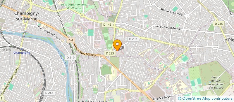 localisation de l'entreprise MONSIEUR KASSIM DIARRA  CHAMPIGNY-SUR-MARNE