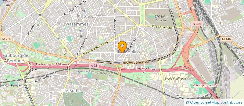 localisation de l'entreprise MONSIEUR KASSIM SERIFOU à LILLE