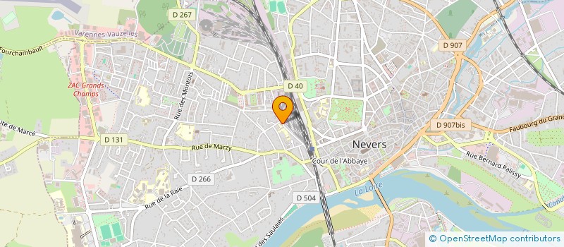 localisation de l'entreprise MONSIEUR KASSIME SIDIBE  NEVERS