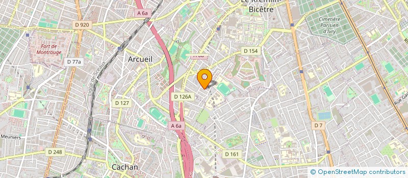 localisation de l'entreprise MONSIEUR KASSIS HENRIS  LE KREMLIN-BICETRE