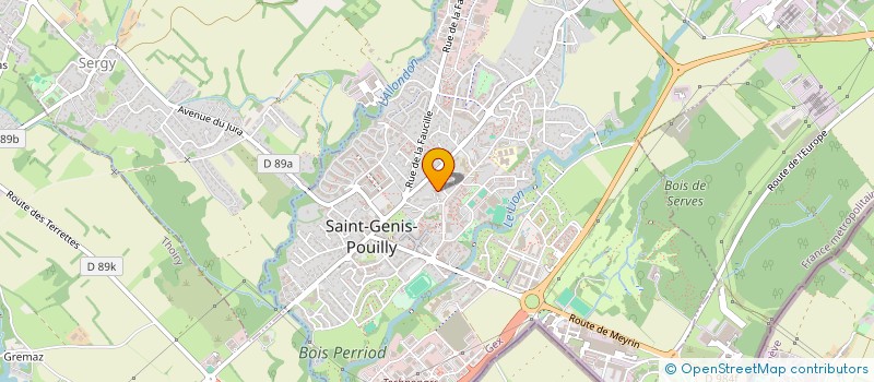 localisation de l'entreprise MONSIEUR KASTRIOT RASHITI  SAINT-GENIS-POUILLY