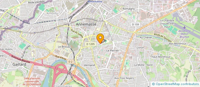 localisation de l'entreprise MONSIEUR KASTRIOT THACI  ANNEMASSE