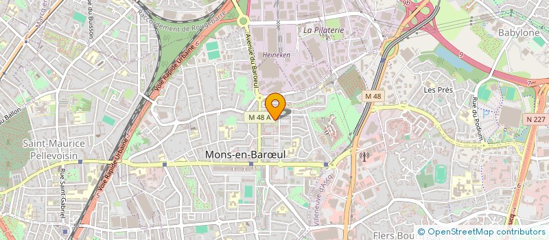 localisation de l'entreprise MONSIEUR KATIB BENANI  MONS-EN-BARUL