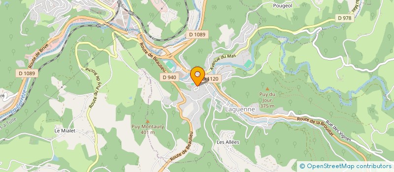 localisation de l'entreprise MONSIEUR KAULI NUNES CIAMPONE  LAGUENNE-SUR-AVALOUZE