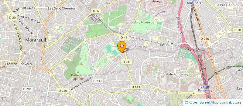 localisation de l'entreprise MONSIEUR KAVEH SHIRVANI ZADEH à MONTREUIL