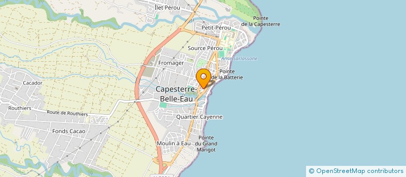 localisation de l'entreprise MONSIEUR KAVINSKY ROMAIN  CAPESTERRE-BELLE-EAU