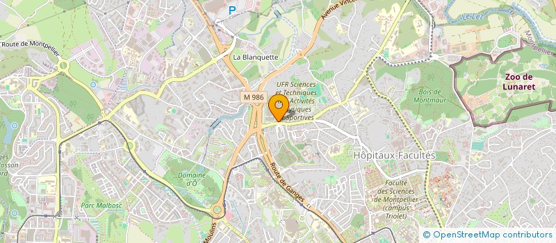 localisation de l'entreprise MONSIEUR KAWEL RUGARD à MONTPELLIER