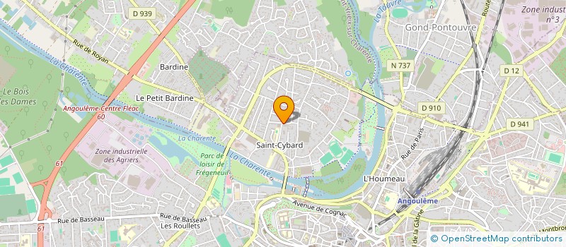 localisation de l'entreprise MONSIEUR KAWSAR HUSSAIN à ANGOULEME