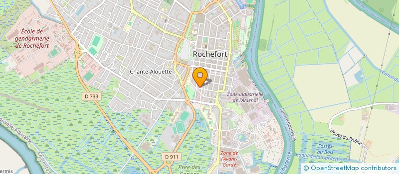 localisation de l'entreprise MONSIEUR KAWSER KHAN  ROCHEFORT