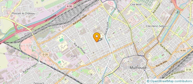 localisation de l'entreprise MONSIEUR KAYA AYDDGAN  MULHOUSE