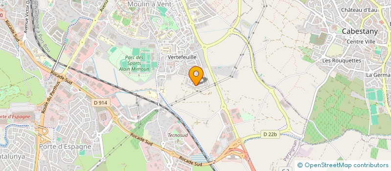 localisation de l'entreprise MONSIEUR KAYA KUBILAY  PERPIGNAN