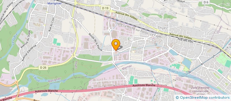 localisation de l'entreprise MONSIEUR KAYGNASIT INPANYA  THYEZ