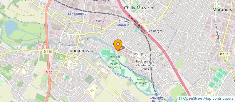 localisation de l'entreprise MONSIEUR KAYIRI ERIC DONALD KONE  CHILLY-MAZARIN