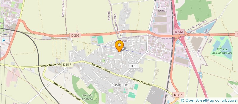 localisation de l'entreprise MONSIEUR KAYIS ZIAD  PUSIGNAN