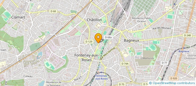 localisation de l'entreprise MONSIEUR KAYLE DOXAINT à FONTENAY-AUX-ROSES