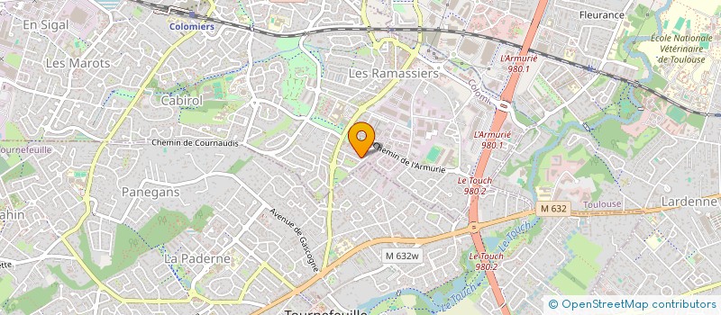 localisation de l'entreprise MONSIEUR KAYODE AKAMO à COLOMIERS