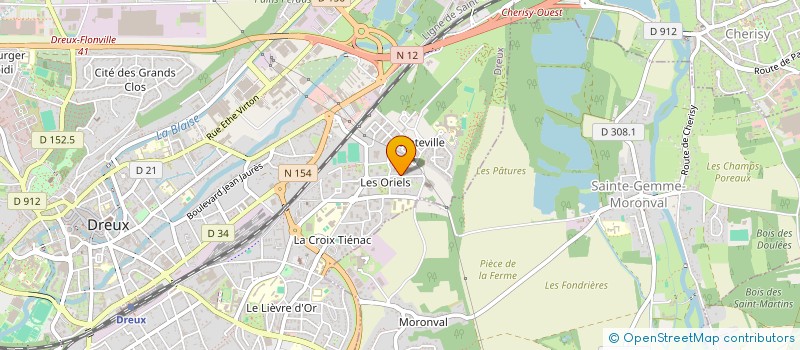 localisation de l'entreprise MONSIEUR KAYODE IDOWU à DREUX