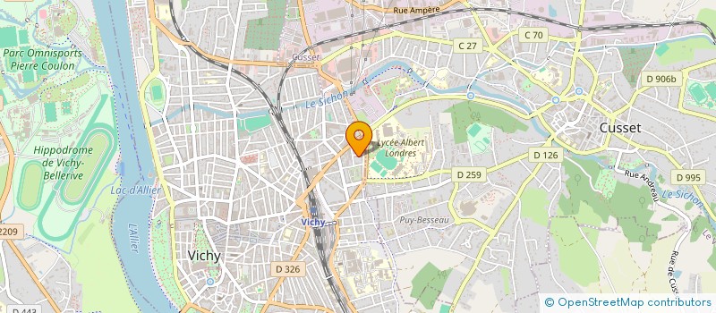 localisation de l'entreprise MONSIEUR KAYRELLA MUZZAYAN à VICHY