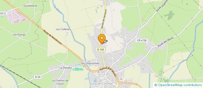 localisation de l'entreprise MONSIEUR KAYRON ROYET  SURY-LE-COMTAL