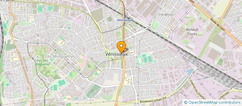 localisation de l'entreprise MONSIEUR KAYS CHOUF  VENISSIEUX