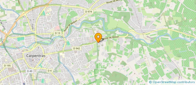 localisation de l'entreprise MONSIEUR KAYS MELIANA  CARPENTRAS