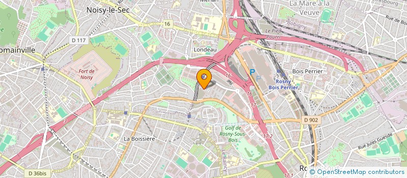 localisation de l'entreprise MONSIEUR KAYSER GASTI à ROSNY-SOUS-BOIS