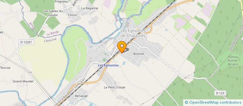 localisation de l'entreprise MONSIEUR KAYZER SAUZER à LES EGLISOTTES-ET-CHALAURES
