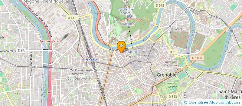 localisation de l'entreprise MONSIEUR KAZALIOU DIALLO à GRENOBLE