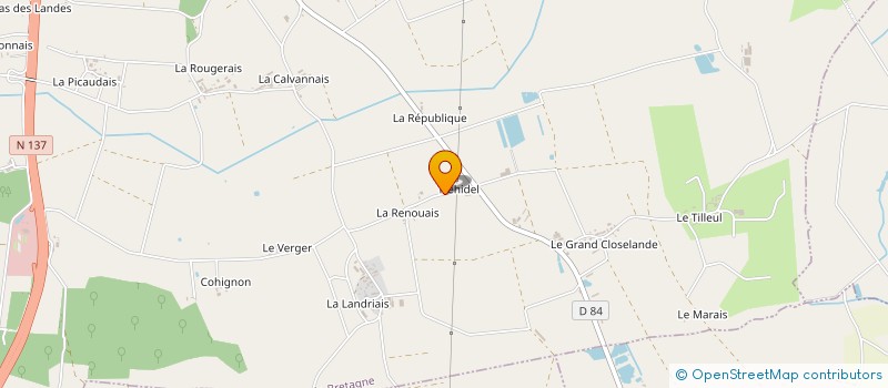 localisation de l'entreprise MONSIEUR KAZEM ALIZADEH  BAIN-DE-BRETAGNE