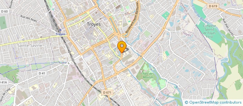 localisation de l'entreprise MONSIEUR KAZEM MAHMODI  TROYES