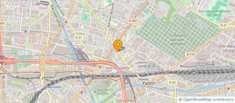 localisation de l'entreprise MONSIEUR  KAZI MOHAMMAD FARUKY  PANTIN