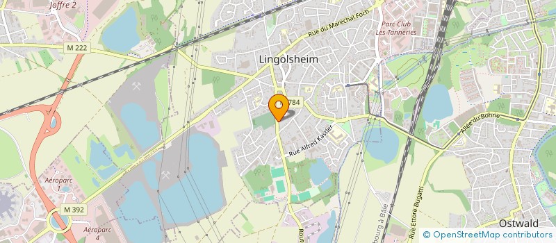 localisation de l'entreprise MONSIEUR KAZIM KOSEOGLU  LINGOLSHEIM