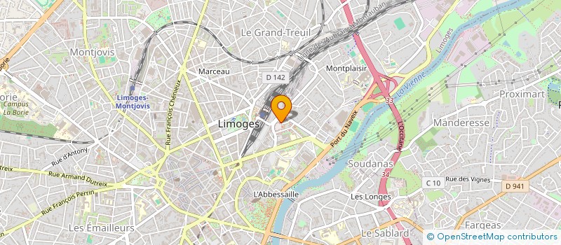 localisation de l'entreprise MONSIEUR KAZIM SHAHZAD à LIMOGES