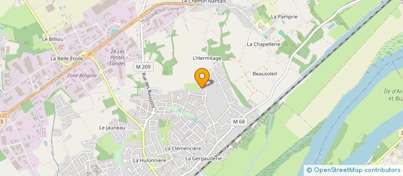 localisation de l'entreprise MONSIEUR KAZIM TOPAL  THOUARE-SUR-LOIRE