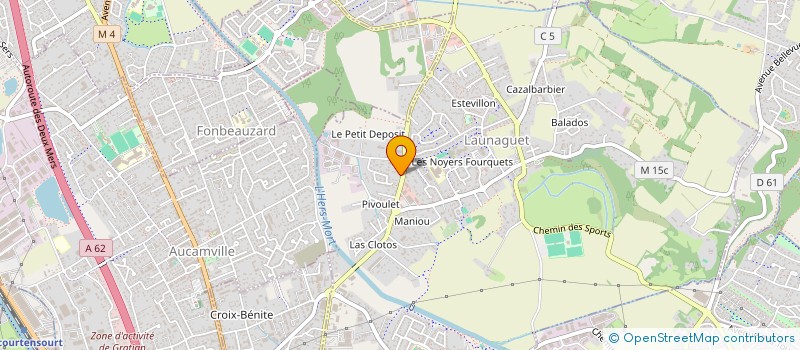 localisation de l'entreprise MONSIEUR KAZIMIERZ DOMANSKI  LAUNAGUET