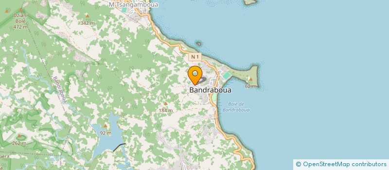 localisation de l'entreprise MONSIEUR KAZOUINE AHMED ATTOUMANI à BANDRABOUA