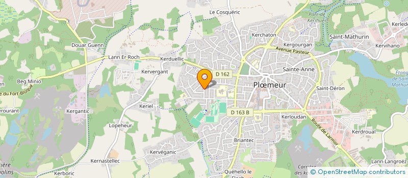 localisation de l'entreprise MONSIEUR KAZOUINI MOUSTOIFA-DAOUD  PLOEMEUR