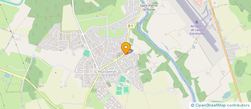 localisation de l'entreprise MONSIEUR KAZOUINI SAID  L'HUISSERIE