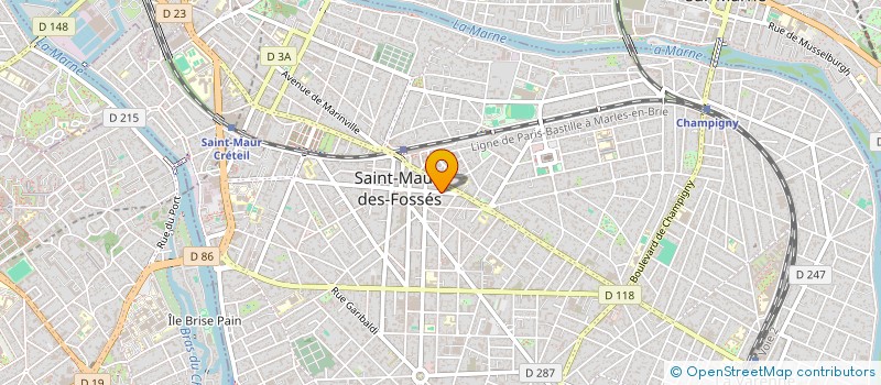 localisation de l'entreprise MONSIEUR KE CAO à SAINT-MAUR-DES-FOSSES