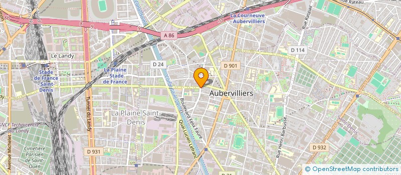 localisation de l'entreprise MONSIEUR KEAN NGO  AUBERVILLIERS