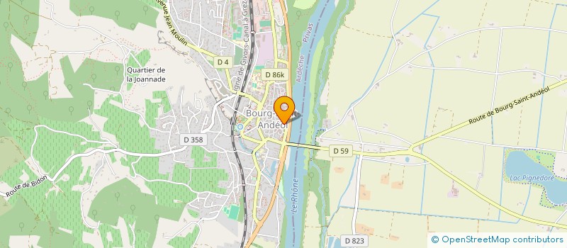 localisation de l'entreprise MONSIEUR KEANU VERHEYDEN  BOURG-SAINT-ANDEOL