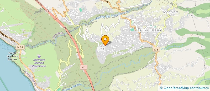 localisation de l'entreprise MONSIEUR KEBA THIAM  LES TROIS-BASSINS